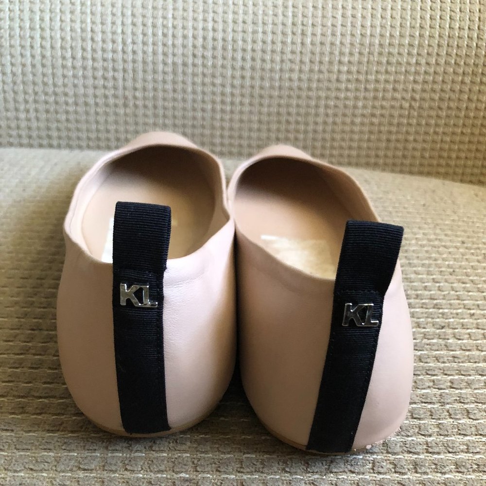Karl Lagerfeld Paris Women's Slip on Vada Ballet Flat. - Picture 5 of 12